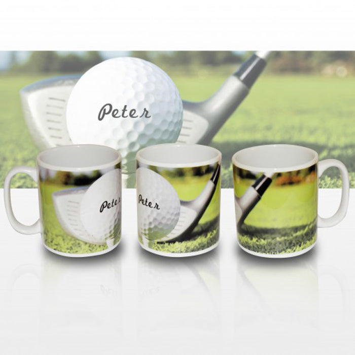 Personalised Golf Ball Mug - Buy Mugs at GiftMasters.co.uk