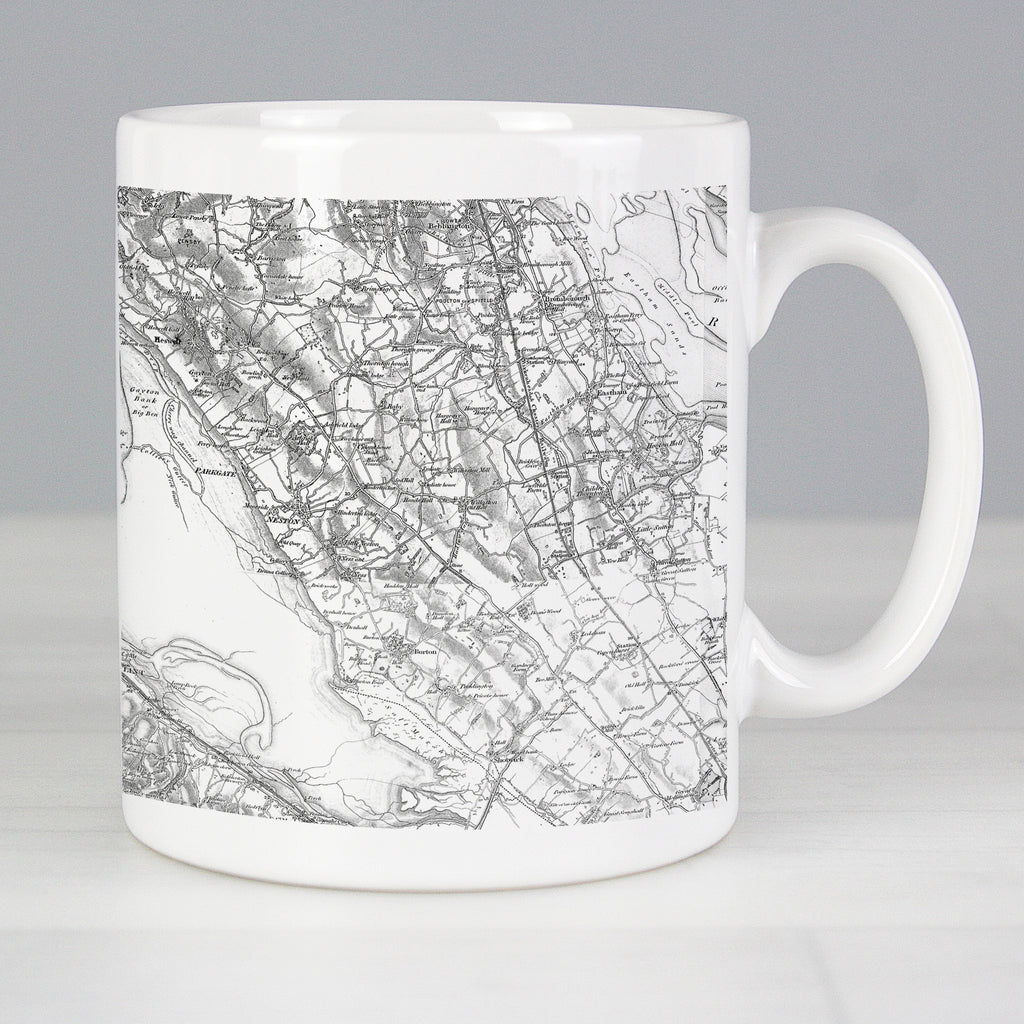Personalised 1805 - 1874 Old Series Map Mug - Buy Mugs at GiftMasters.co.uk