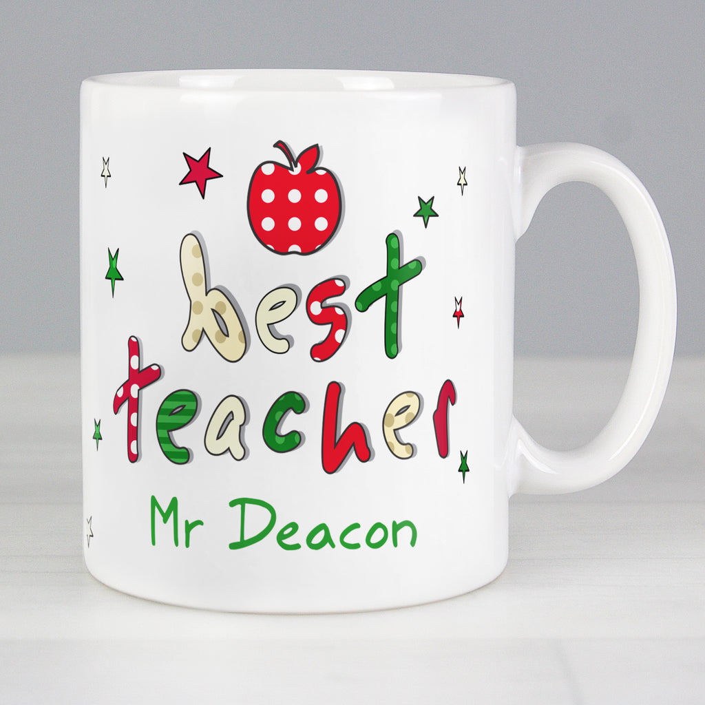 Personalised Teacher Mug - Buy Mugs at GiftMasters.co.uk