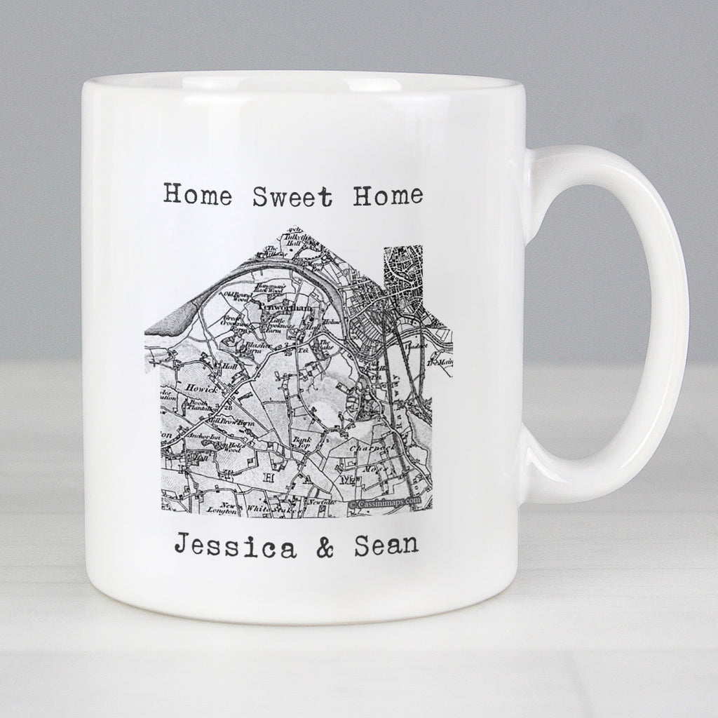 Personalised 1805 - 1874 Old Series Map Home Mug - Buy Mugs at GiftMasters.co.uk