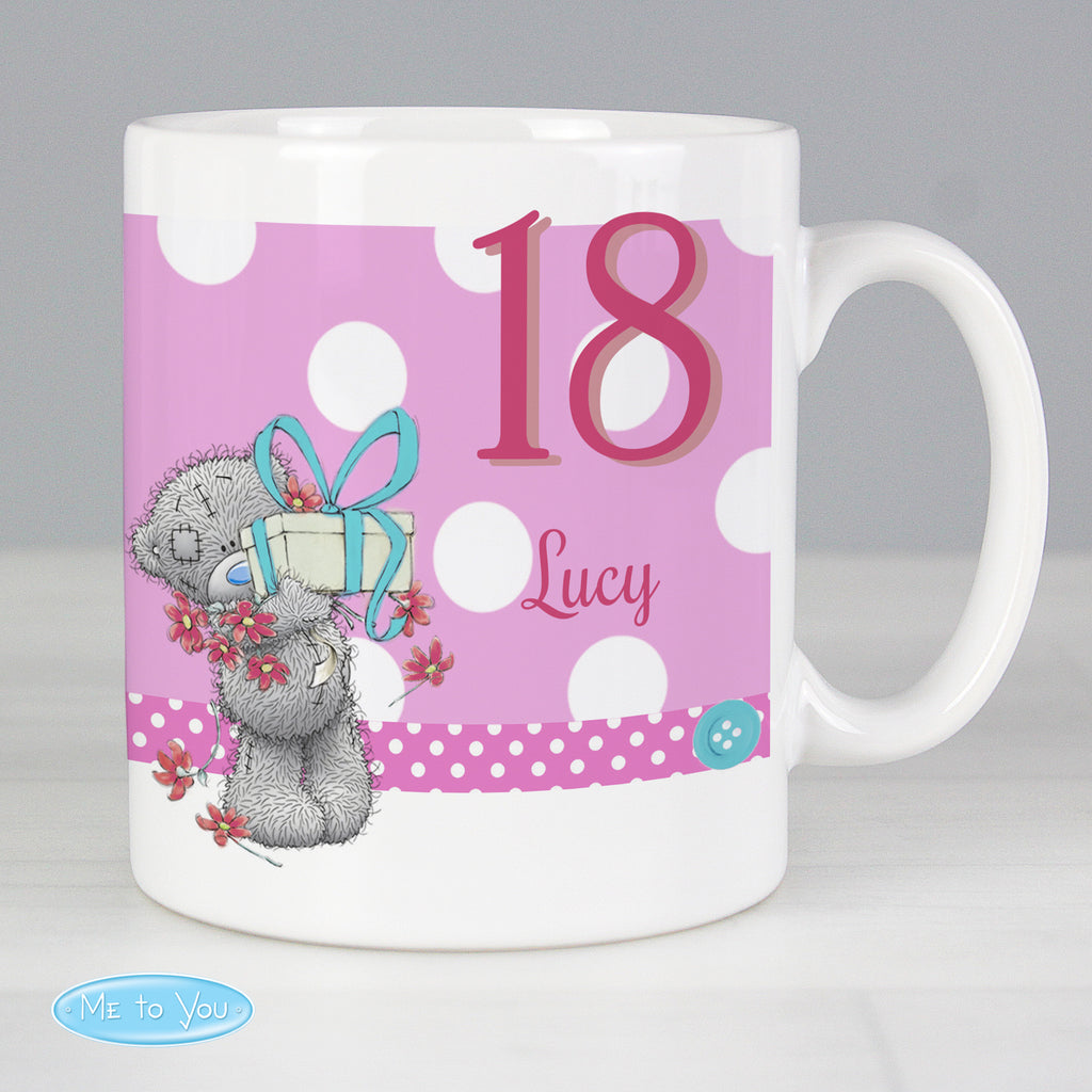 Personalised Me To You Birthday Big Age Female Mug - Buy Mugs at GiftMasters.co.uk
