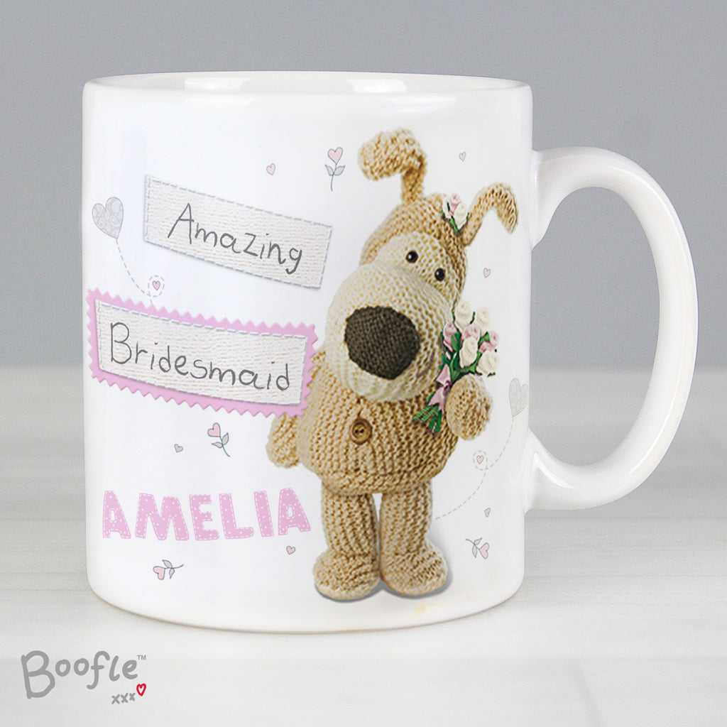 Personalised Boofle Female Wedding Mug - Buy Mugs at GiftMasters.co.uk