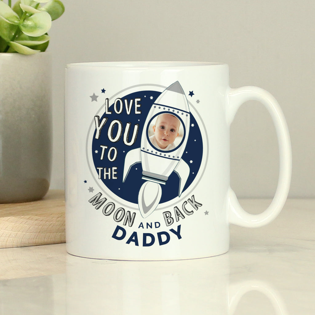 Personalised Moon & Back Photo Upload Mug - Buy Mugs at GiftMasters.co.uk
