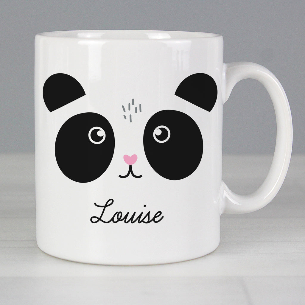 Personalised Cute Panda Face Mug - Buy Mugs at GiftMasters.co.uk