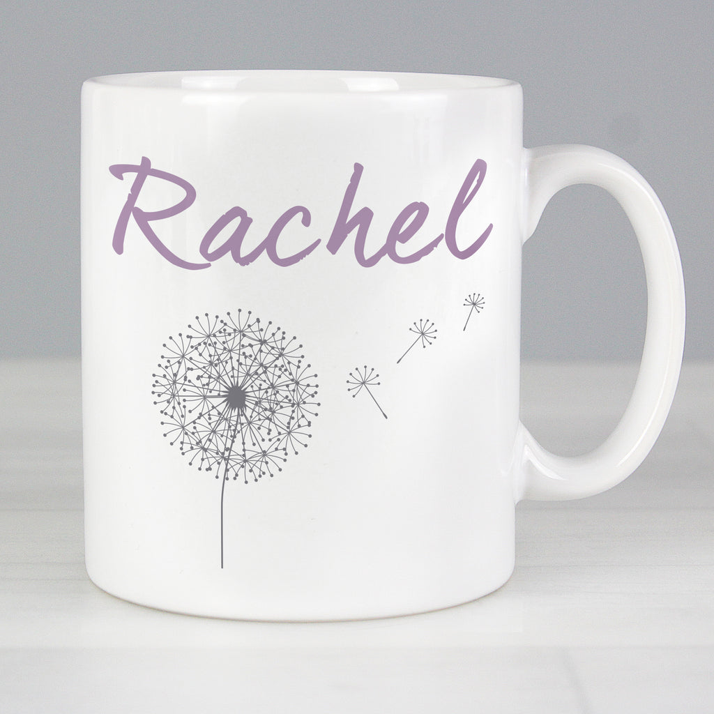 Personalised Dandelion Mug - Buy Mugs at GiftMasters.co.uk