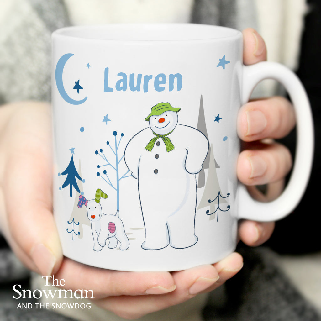 Personalised The Snowman and the Snowdog Mug - Buy Mugs at GiftMasters.co.uk