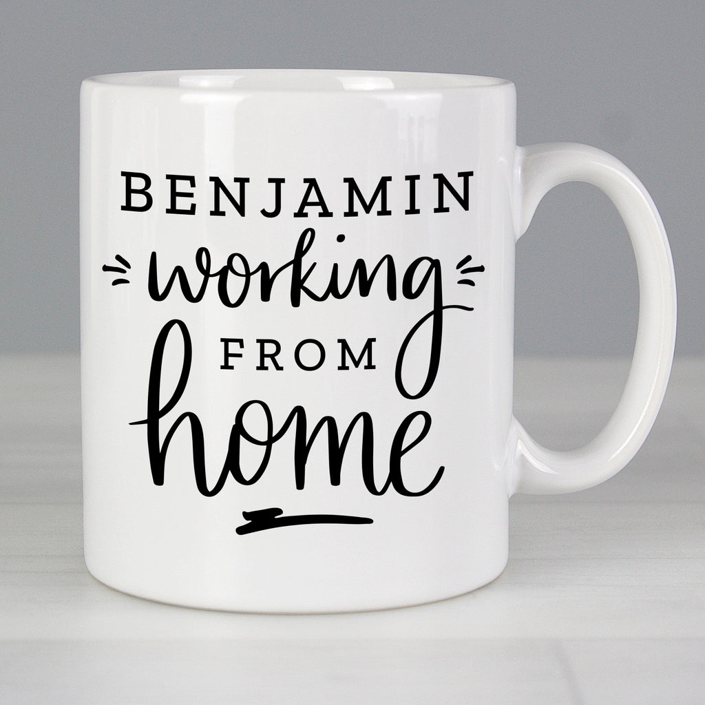 Personalised Working From Home Mug - Buy Mugs at GiftMasters.co.uk