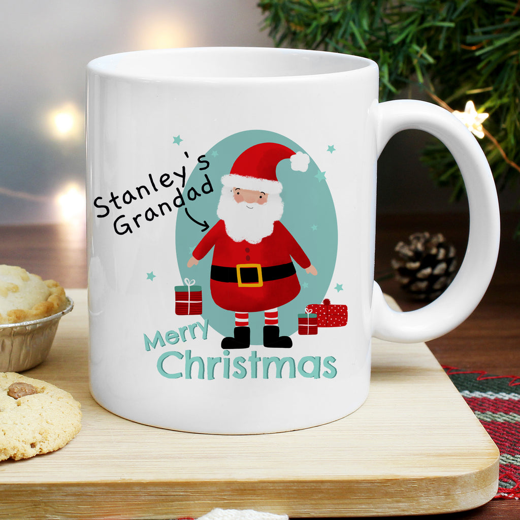 Personalised Mr Claus Christmas Mug - Buy Mugs at GiftMasters.co.uk