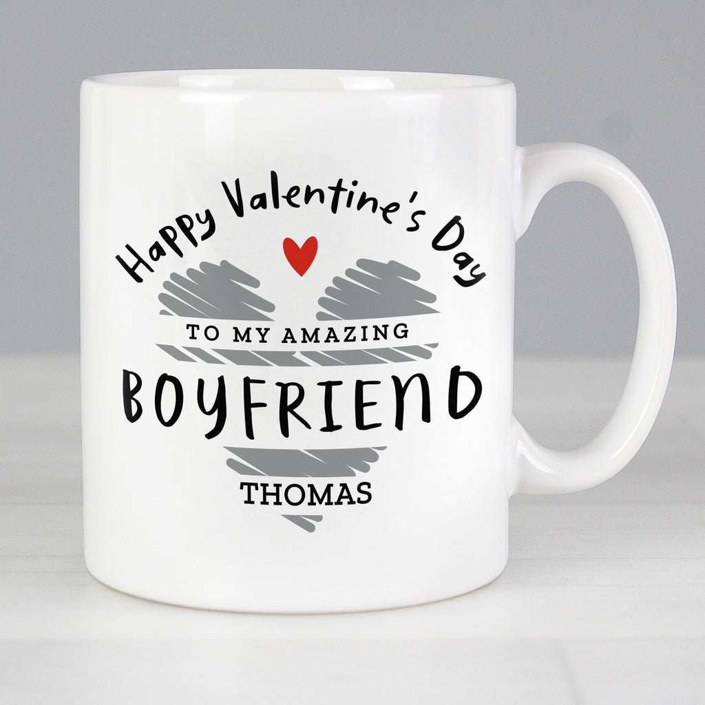 Personalised Happy Valentine's Day Mug - Buy Mugs at GiftMasters.co.uk
