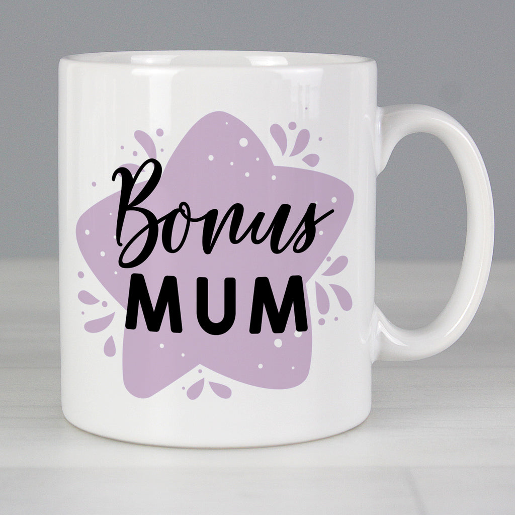 Personalised To My Bonus Mum Mug - Buy Mugs at GiftMasters.co.uk