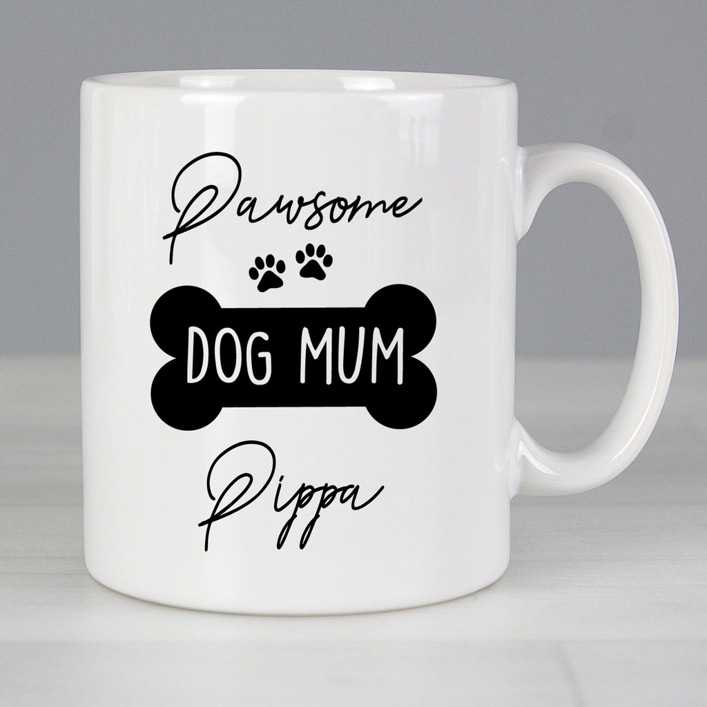 Personalised Pawsome Dog Mum Mug - Buy Mugs at GiftMasters.co.uk