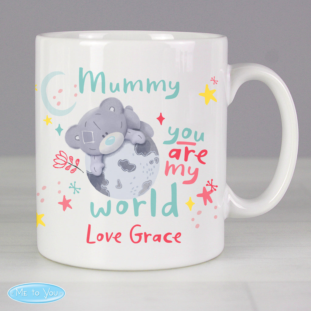 Personalised You Are My World Me To You Mug - Buy Mugs at GiftMasters.co.uk