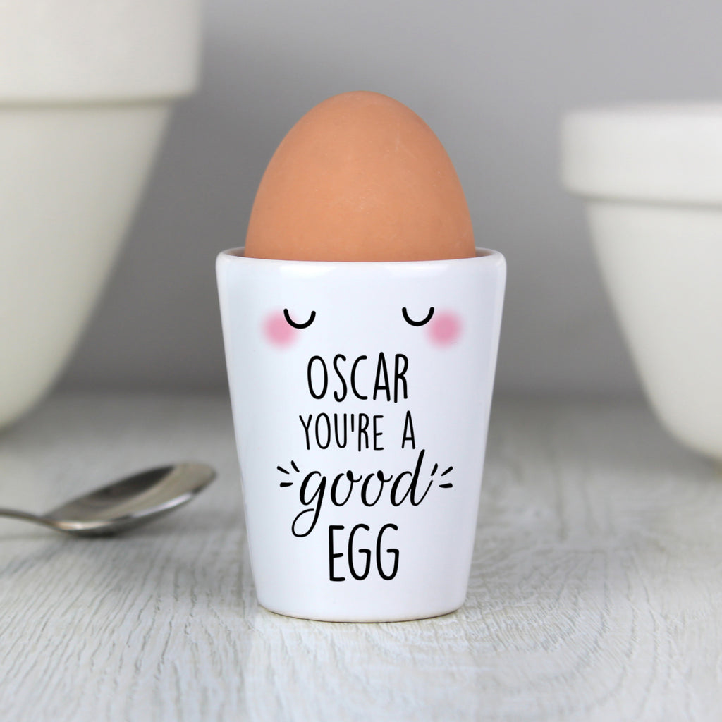 Personalised You're A Good Egg Cup - Buy Mealtime Essentials at GiftMasters.co.uk