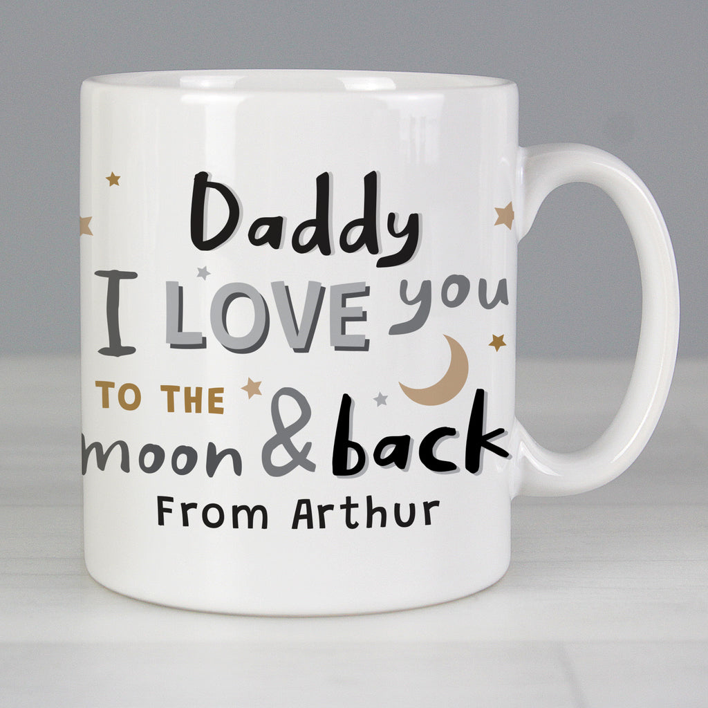 Personalised To the Moon and Back Mug - Buy Mugs at GiftMasters.co.uk