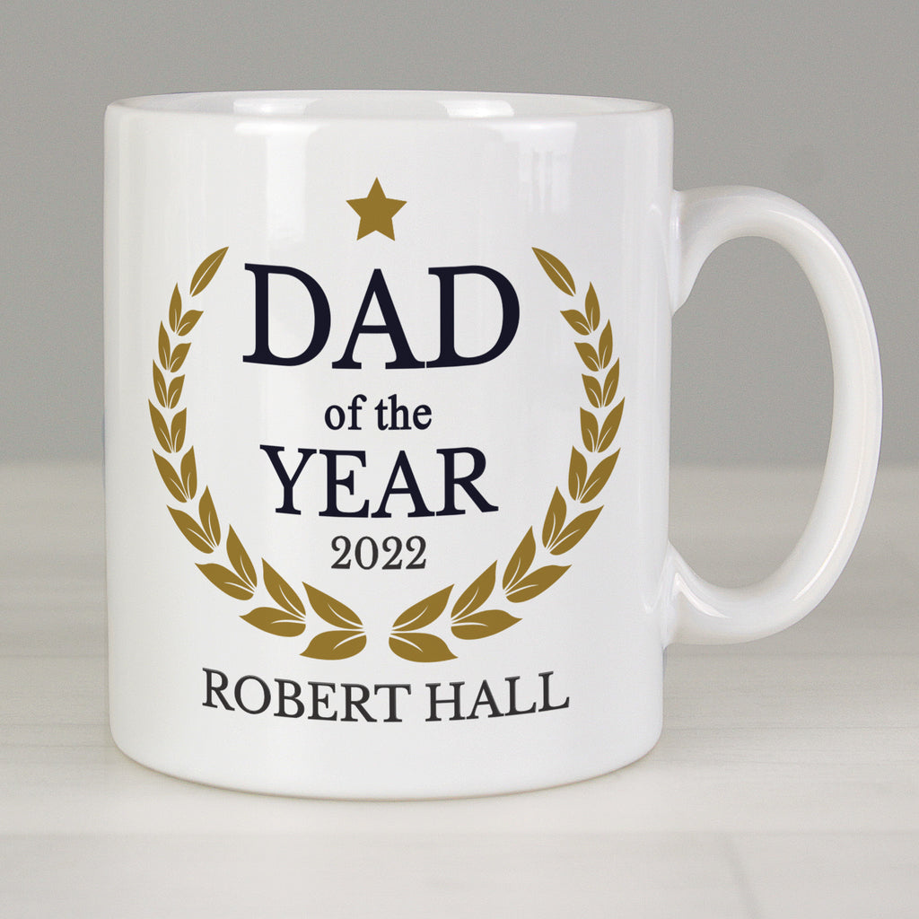Personalised Dad of the Year Mug - Buy Mugs at GiftMasters.co.uk