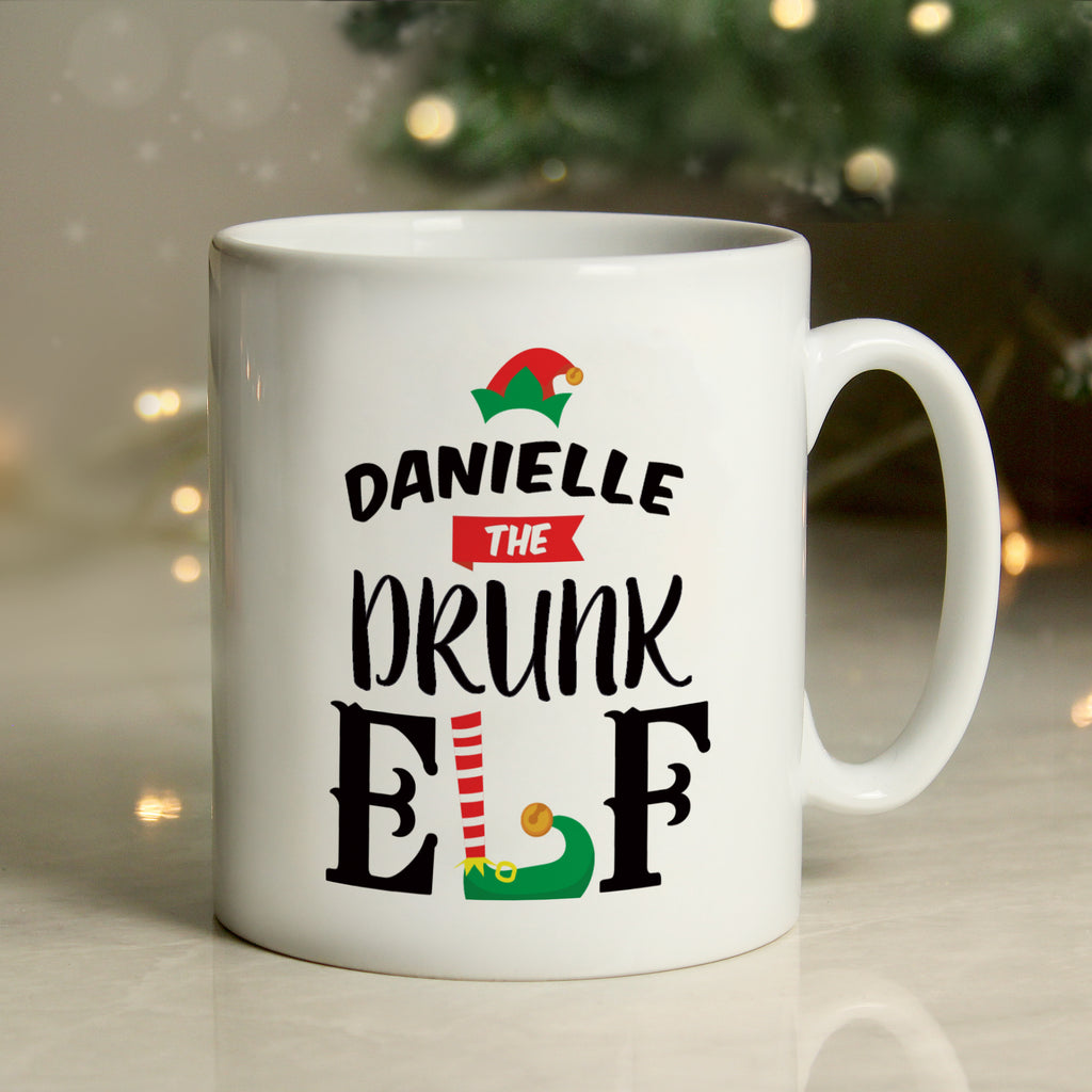 Personalised Elf Christmas Mug - Buy Mugs at GiftMasters.co.uk