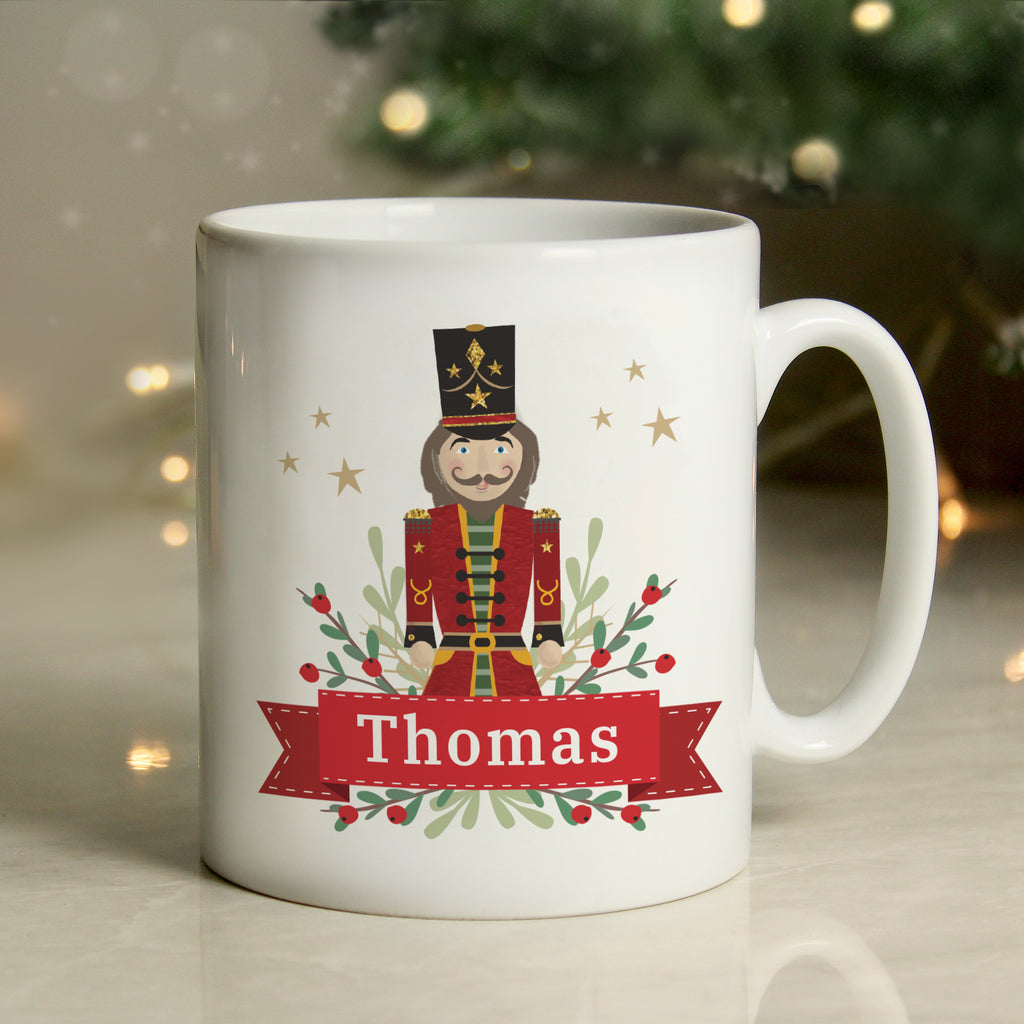 Personalised Christmas Nutcracker Mug - Buy Mugs at GiftMasters.co.uk