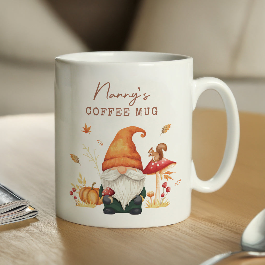 Personalised Autumn Gonk Mug - Buy Mugs at GiftMasters.co.uk
