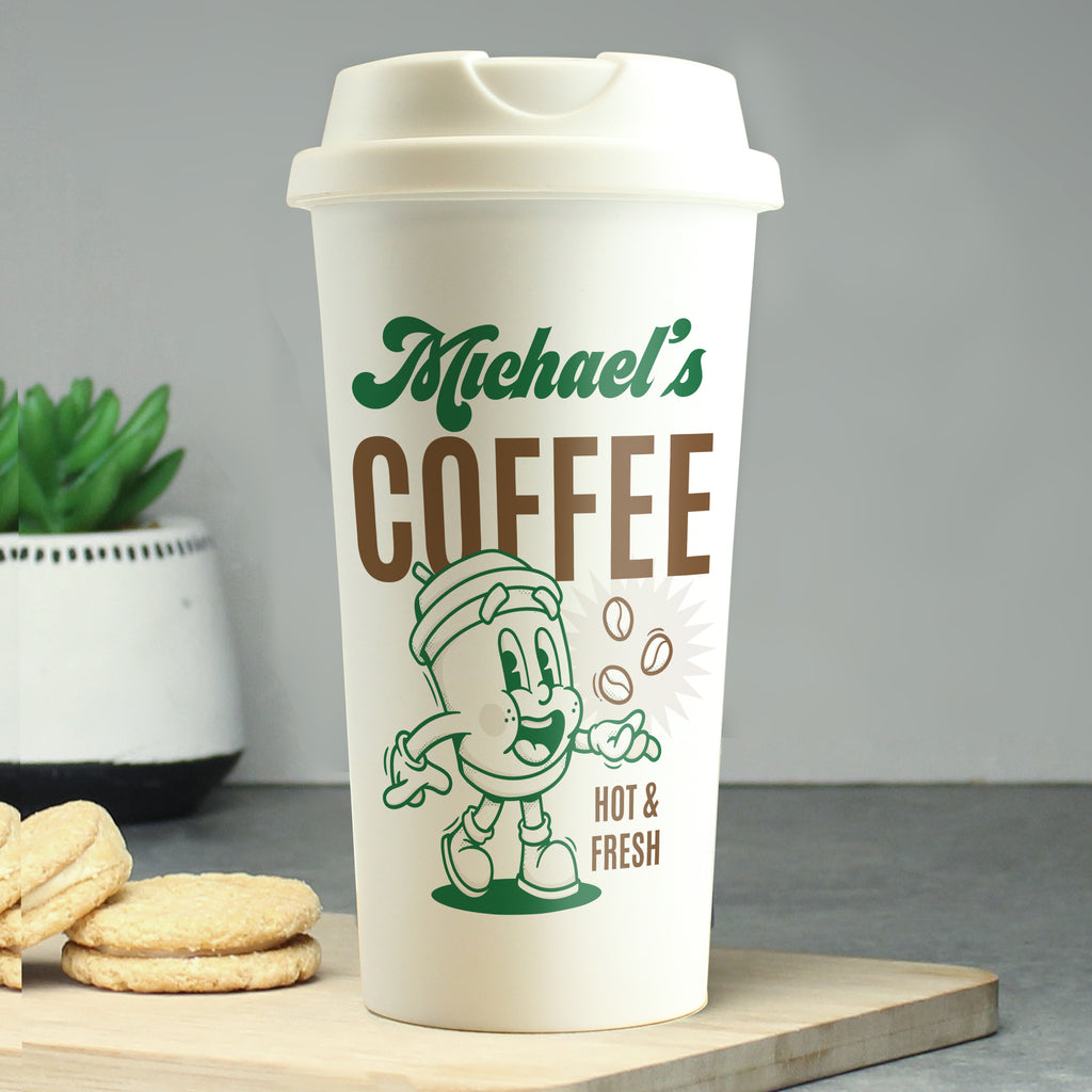 Personalised Coffee Travel Mug - Buy Travel Mugs at GiftMasters.co.uk