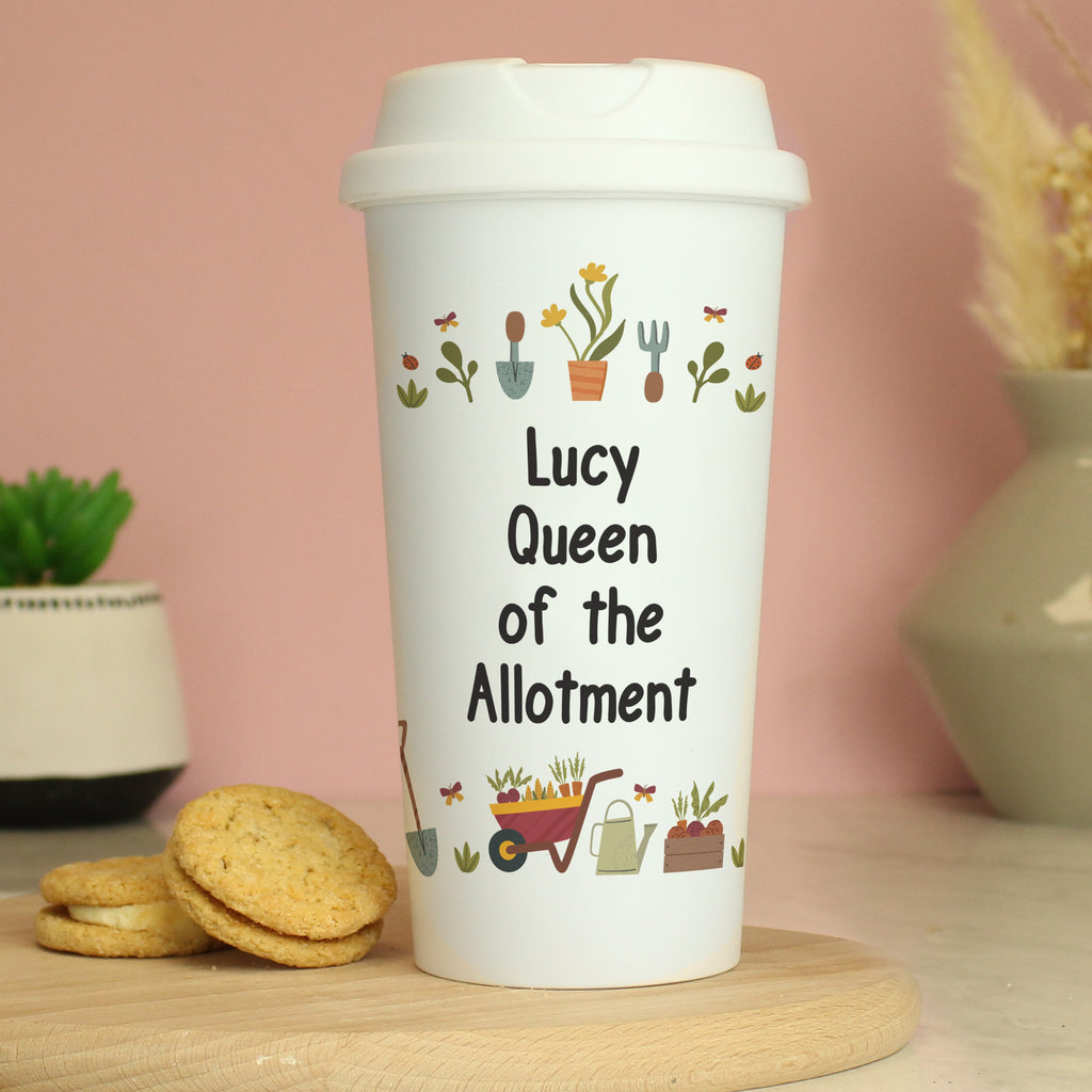 Personalised Gardening Travel Mug - Buy Mugs at GiftMasters.co.uk