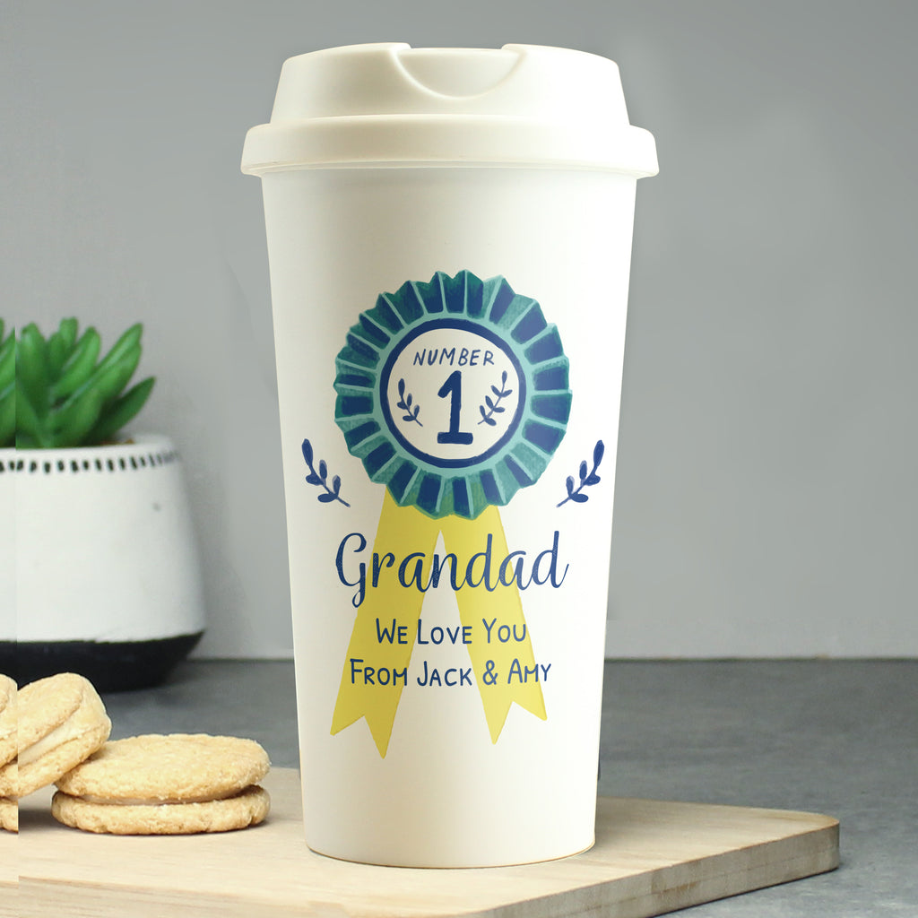 Personalised Number 1 Travel Mug - Buy Travel Mugs at GiftMasters.co.uk