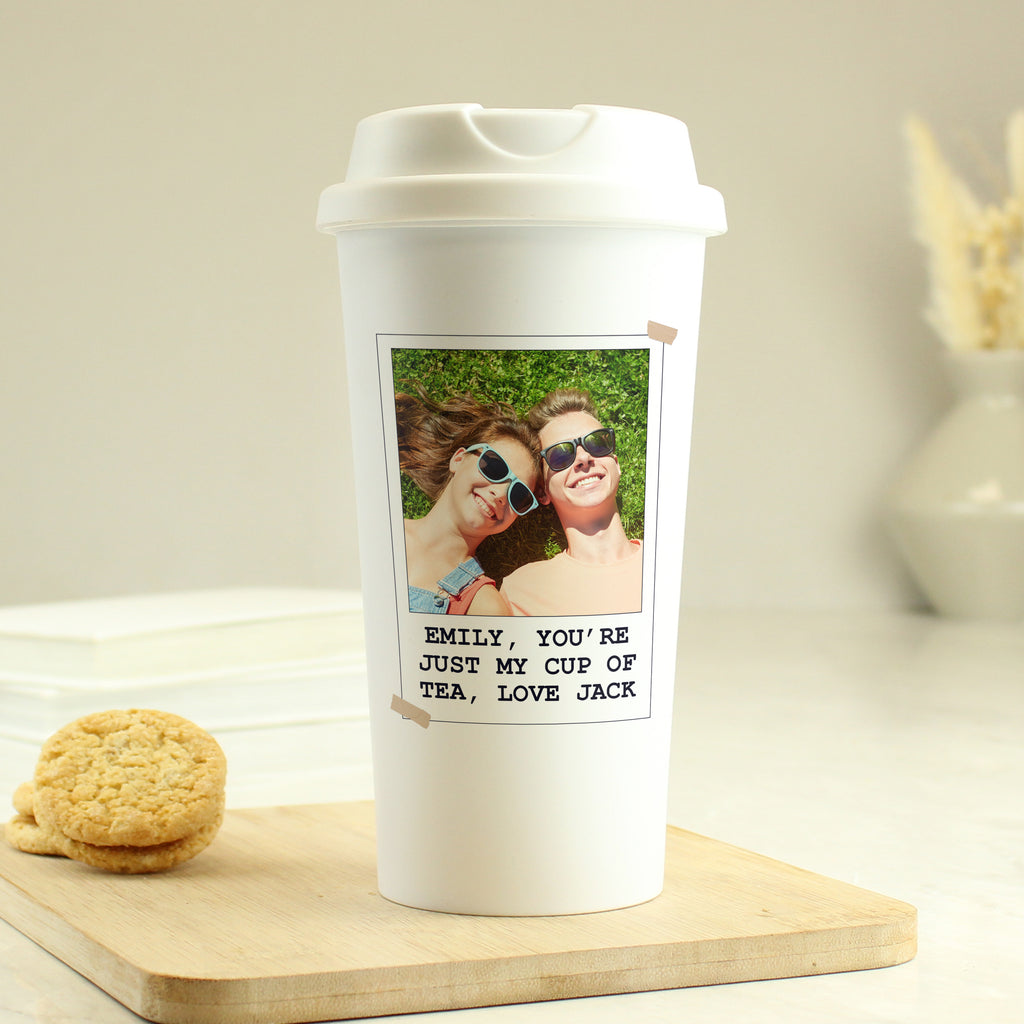 Personalised Photo Upload Travel Mug - Buy Travel Mugs at GiftMasters.co.uk