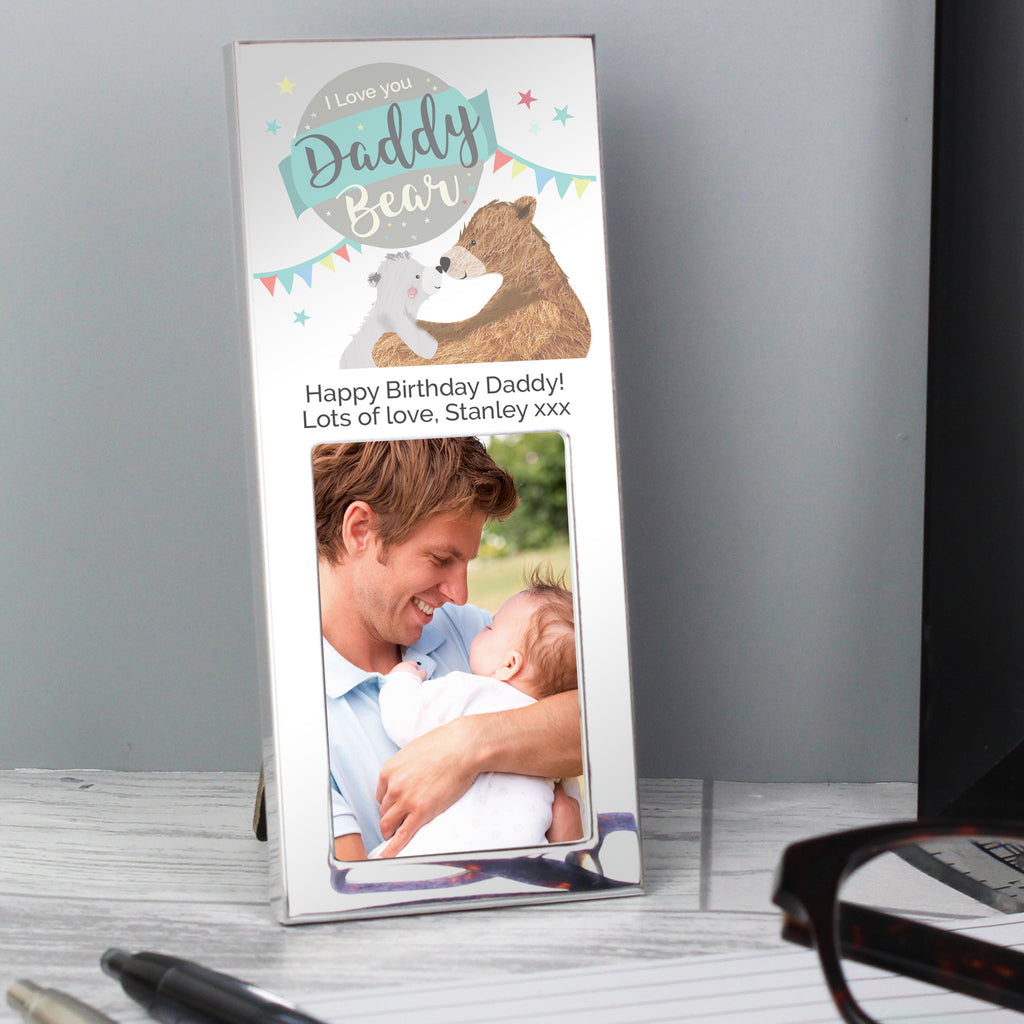 Personalised Daddy Bear 2x3 Photo Frame - Buy Photo Frames, Albums and Guestbooks at GiftMasters.co.uk