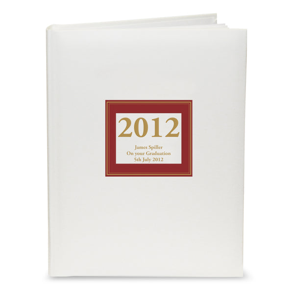 Personalised Red Square Traditional Photo Album