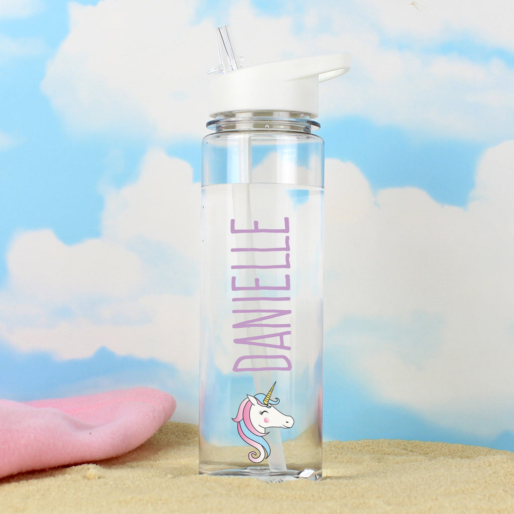 Personalised Unicorn Water Bottle - Buy Drinks Bottles at GiftMasters.co.uk
