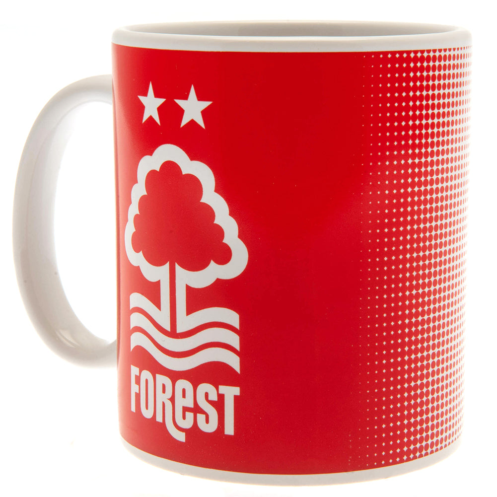 Nottingham Forest FC Halftone Mug - Buy Standard Mugs at GiftMasters.co.uk