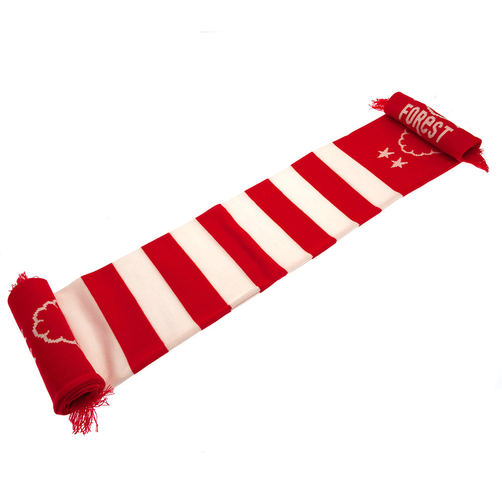 Nottingham Forest FC Bar Scarf - Buy Gloves & Scarves at GiftMasters.co.uk