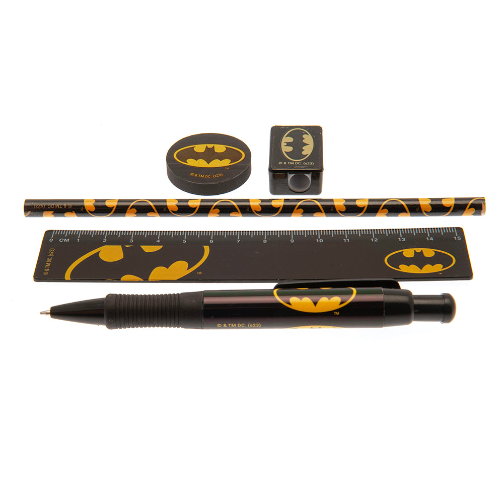 Batman 5pc Stationery Set - Buy Stationery Sets at GiftMasters.co.uk