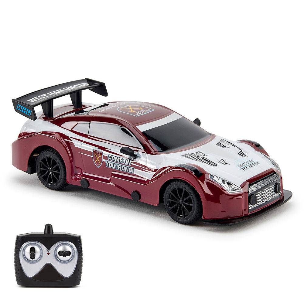 West Ham United FC Radio Control Sportscar 1:24 Scale - Buy Radio Control at GiftMasters.co.uk