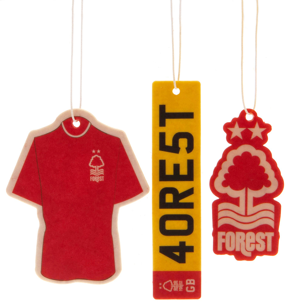 Nottingham Forest FC 3pk Air Freshener - Buy Air Fresheners at GiftMasters.co.uk