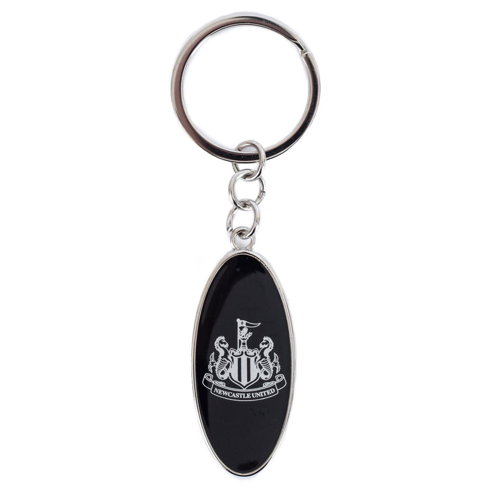 Newcastle United FC Ultimate Oval Keyring - Buy Keyrings at GiftMasters.co.uk