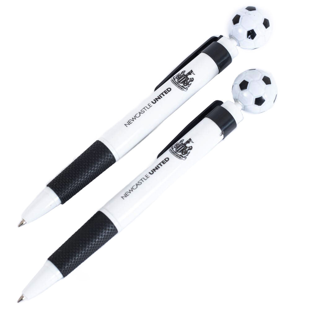 Newcastle United FC 2pk Football Pen - Buy Pens & Pencils at GiftMasters.co.uk