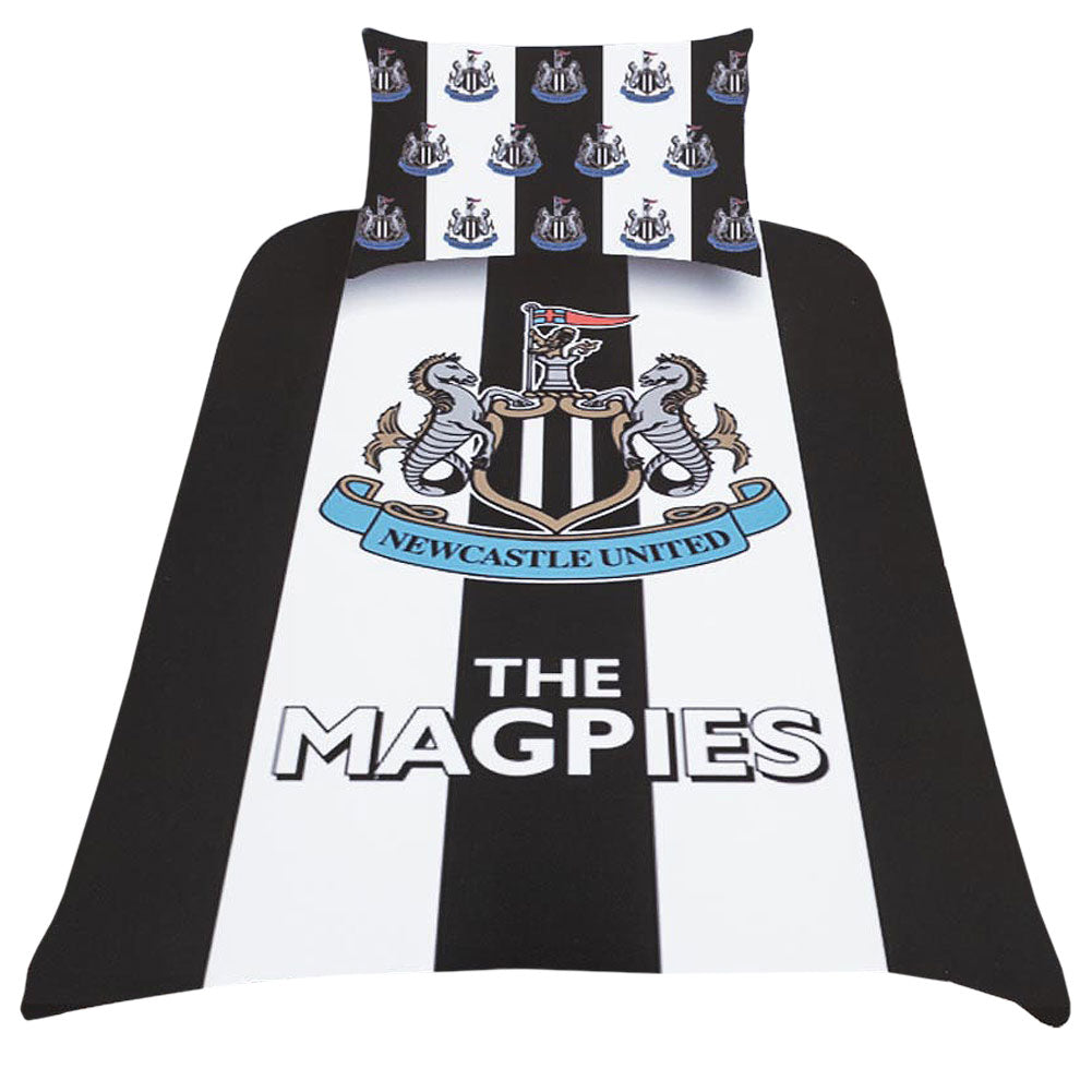 Newcastle United FC Single Duvet Set - Buy Bed Linen at GiftMasters.co.uk