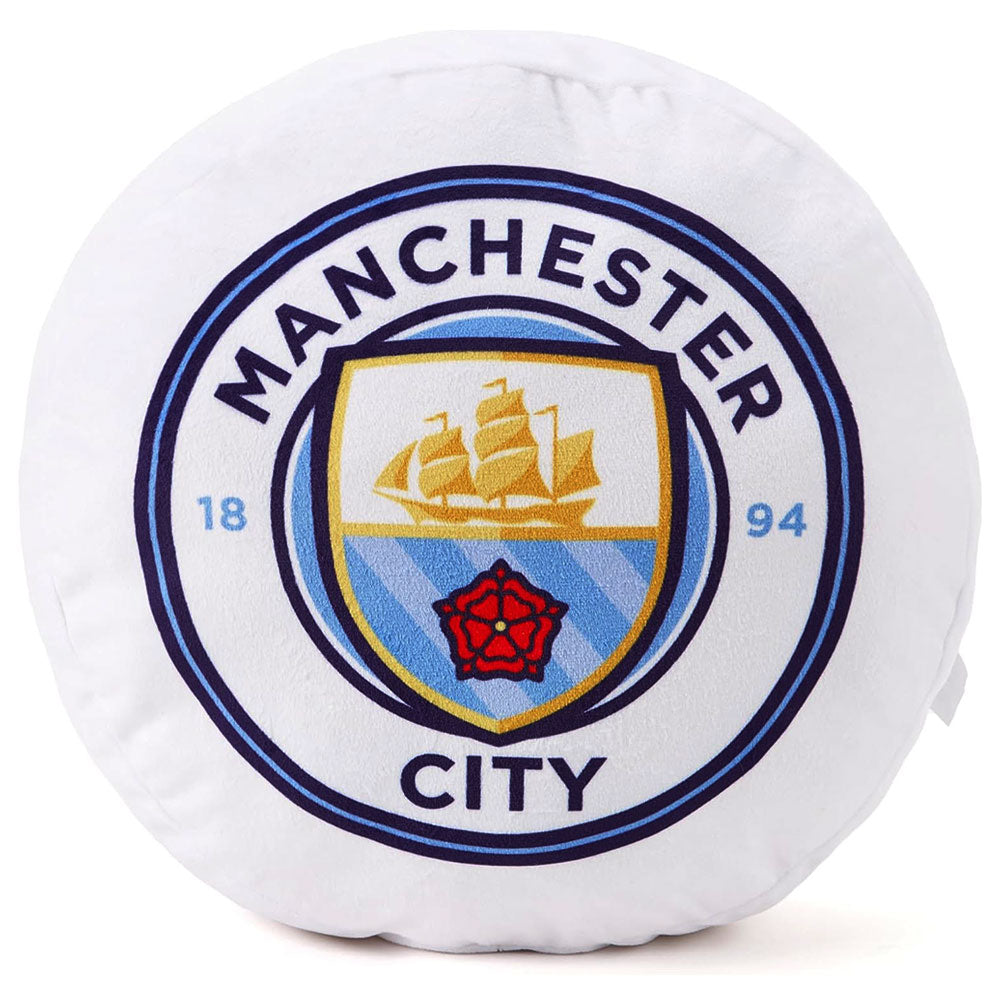Manchester City FC Crest Cushion - Buy Cushions at GiftMasters.co.uk