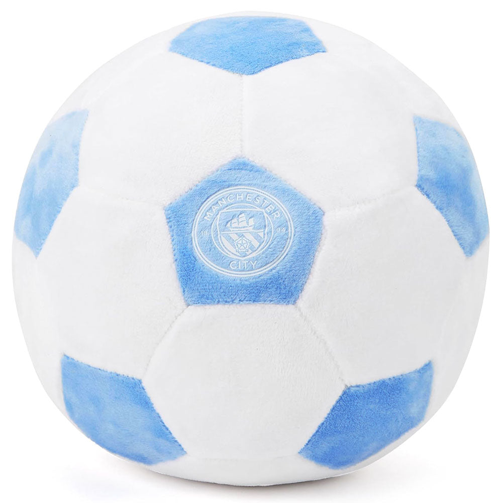 Manchester City FC Plush Football - Buy Teddies & Soft Toys at GiftMasters.co.uk