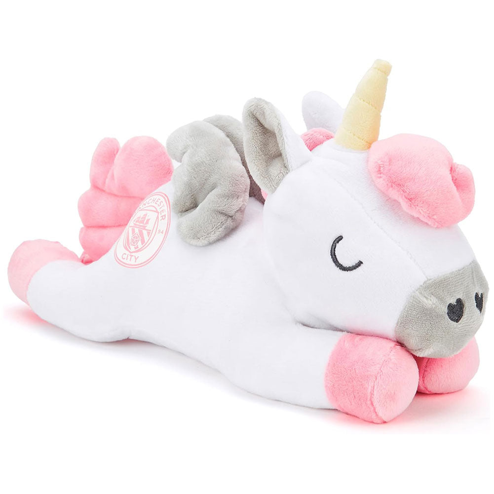 Manchester City FC Plush Unicorn - Buy Teddies & Soft Toys at GiftMasters.co.uk
