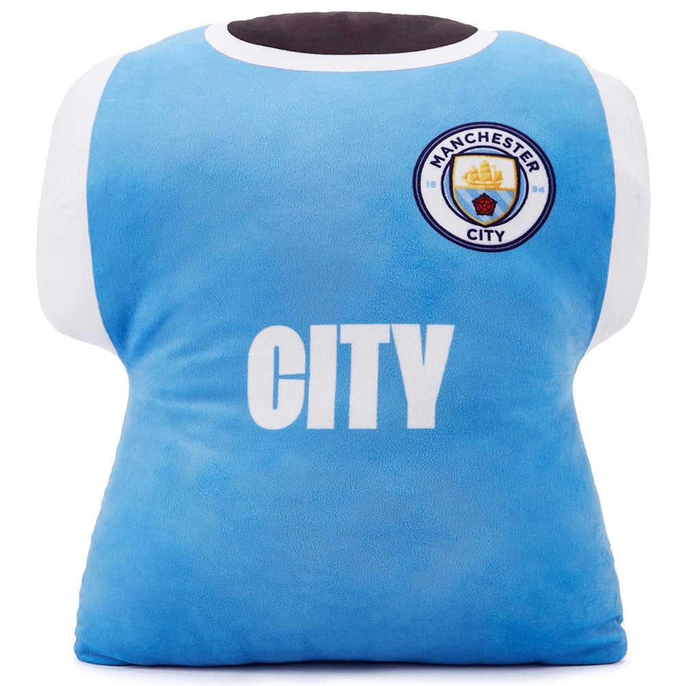 Manchester City FC Shirt Cushion - Buy Cushions at GiftMasters.co.uk