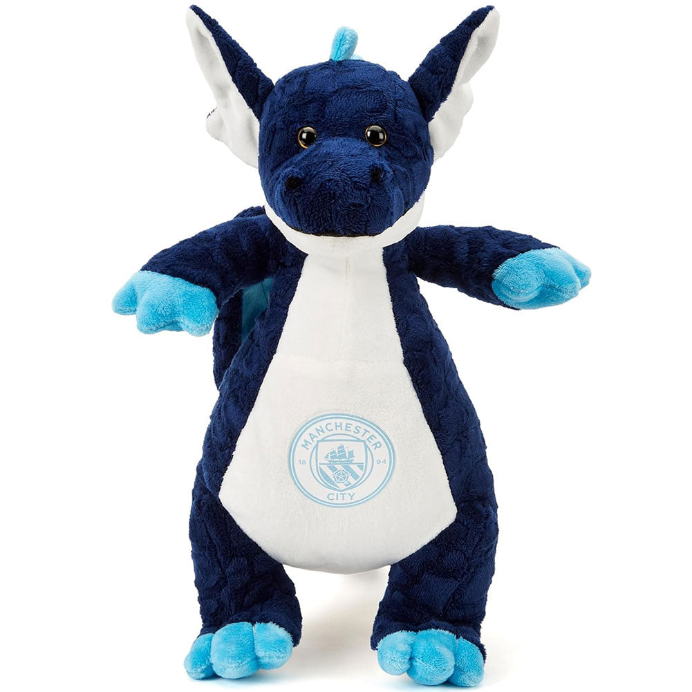 Manchester City FC Plush Dragon - Buy Teddies & Soft Toys at GiftMasters.co.uk
