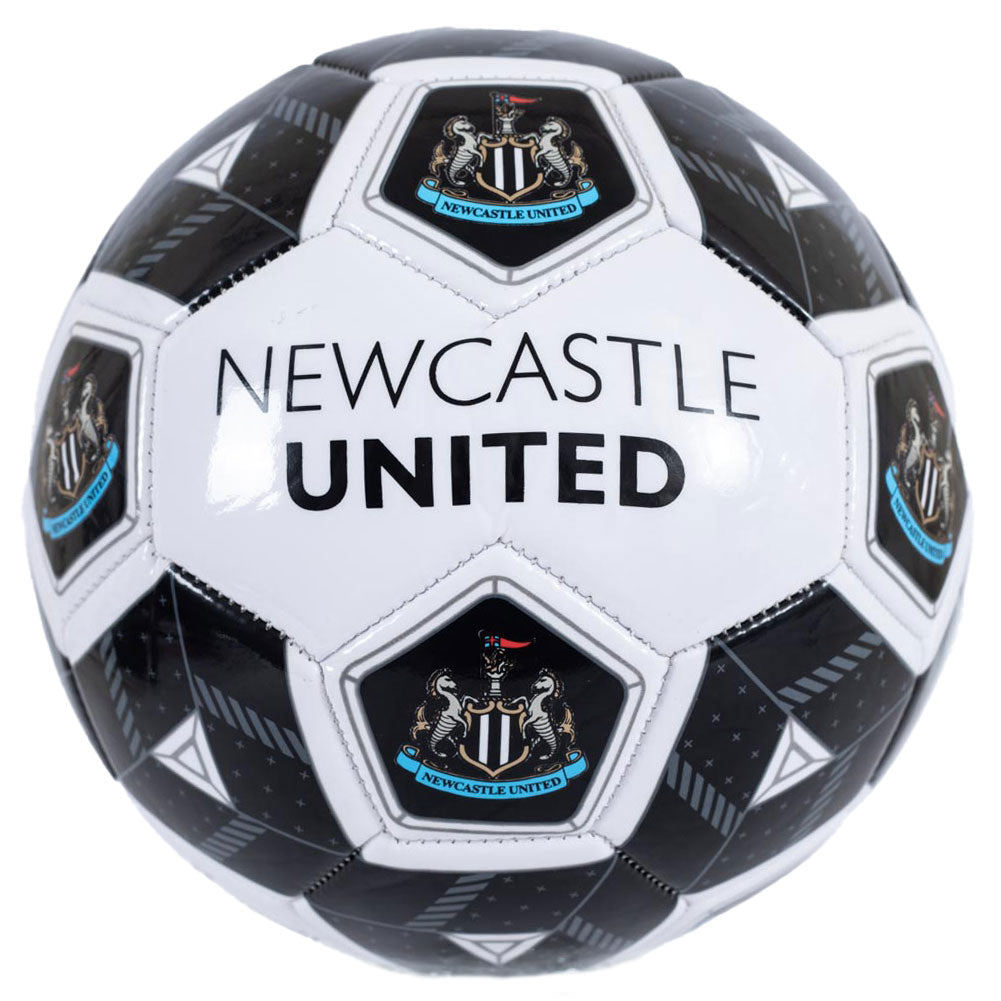 Newcastle United FC Hex Football - Buy Footballs Size 3 at GiftMasters.co.uk