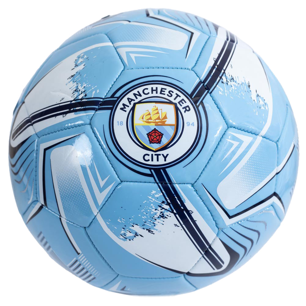 Manchester City FC Turbine Football - Buy Footballs Size 5 at GiftMasters.co.uk