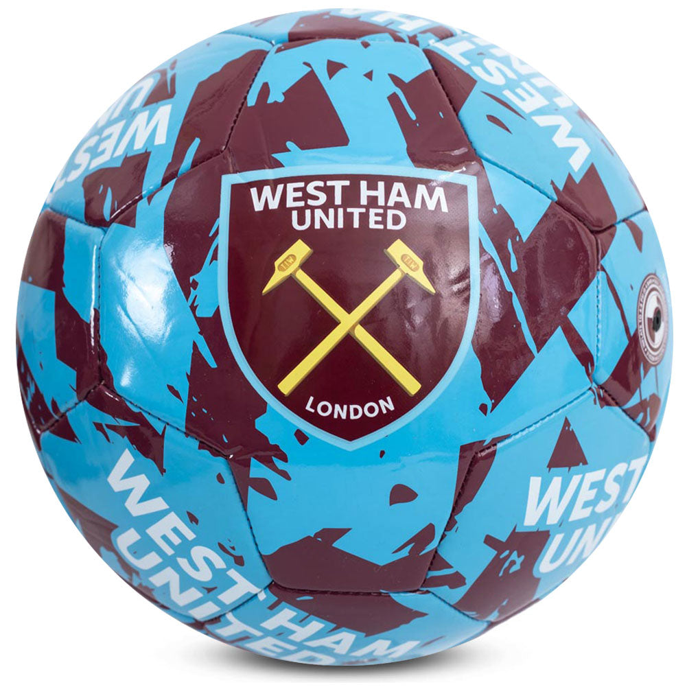 West Ham United FC Graffiti Football - Buy Footballs Size 5 at GiftMasters.co.uk
