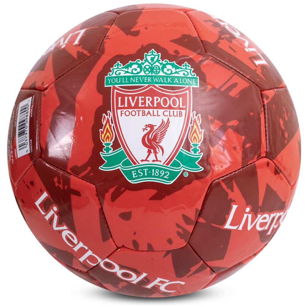 Liverpool FC Graffiti Football - Buy Footballs Size 5 at GiftMasters.co.uk
