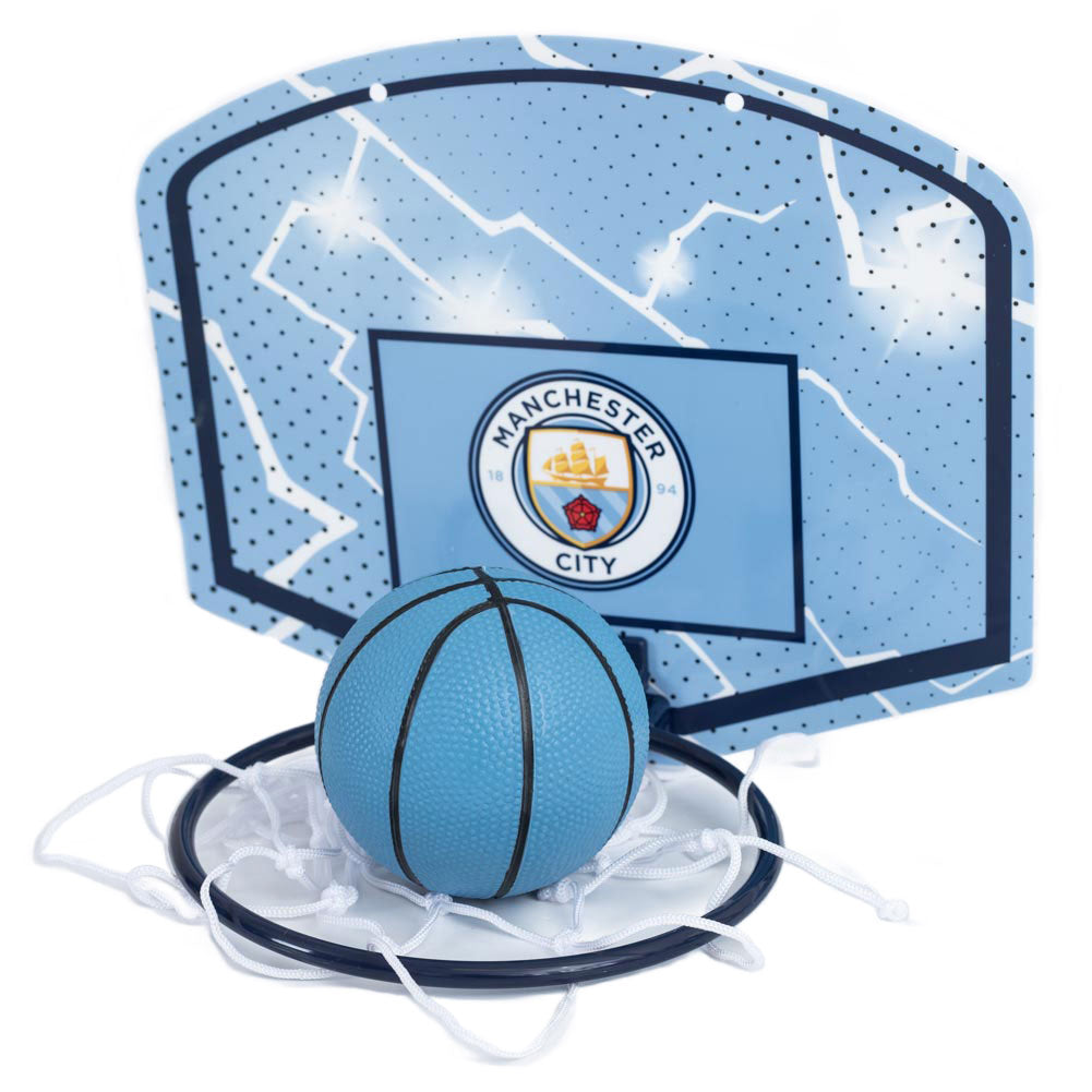 Manchester City FC Mini Basketball Set - Buy General at GiftMasters.co.uk