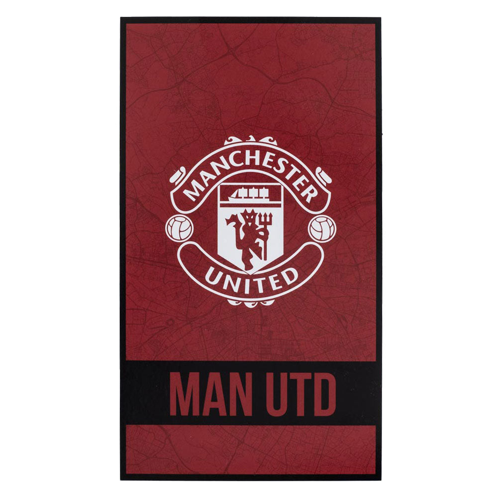 Manchester United FC Identity Towel - Buy Towels at GiftMasters.co.uk