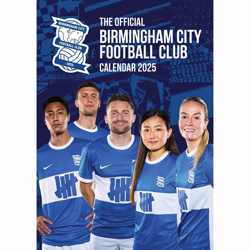 Birmingham City FC A3 Calendar 2025 - Buy Calendars & Diaries at GiftMasters.co.uk