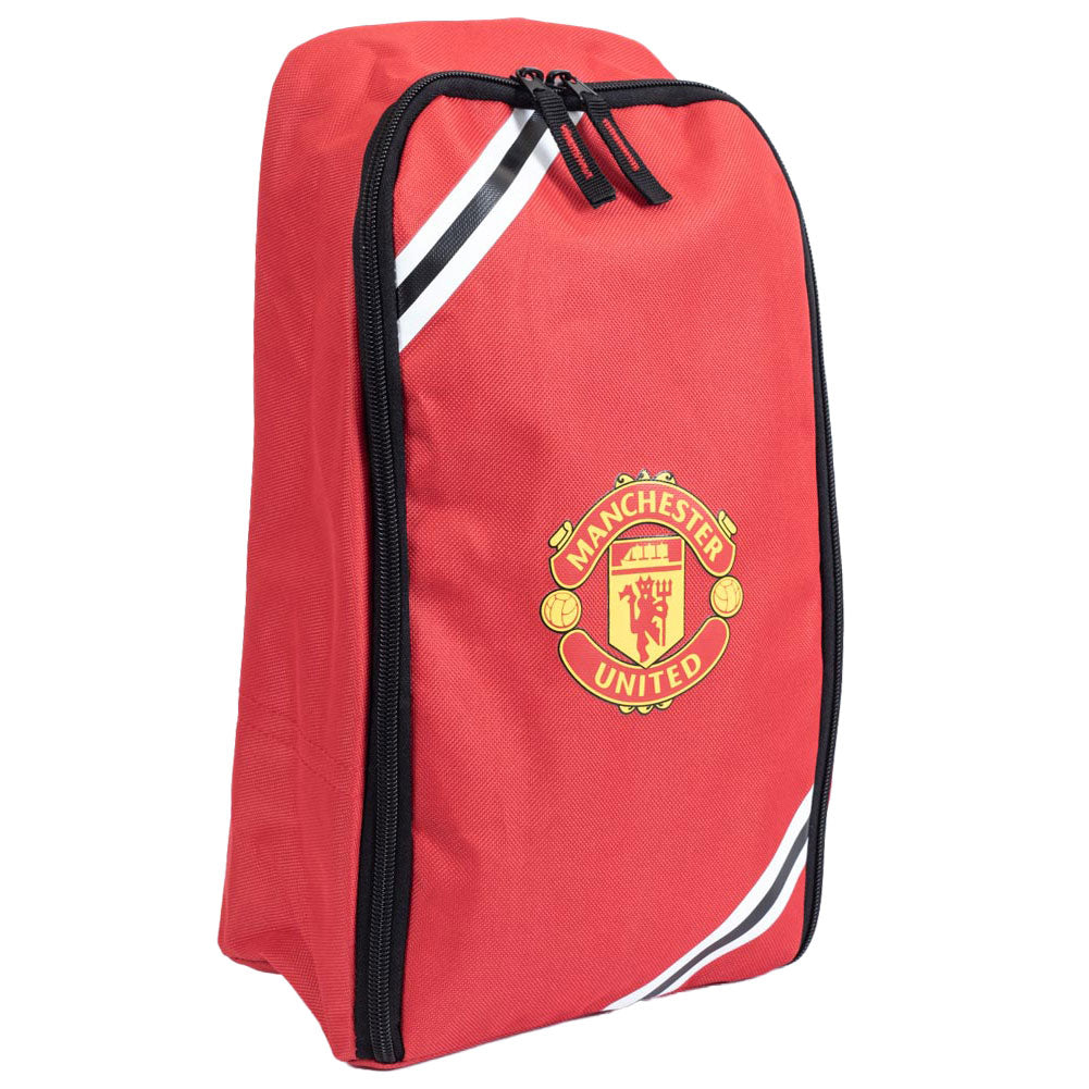 Manchester United FC Core Stripe Boot Bag - Buy Boot Bags at GiftMasters.co.uk